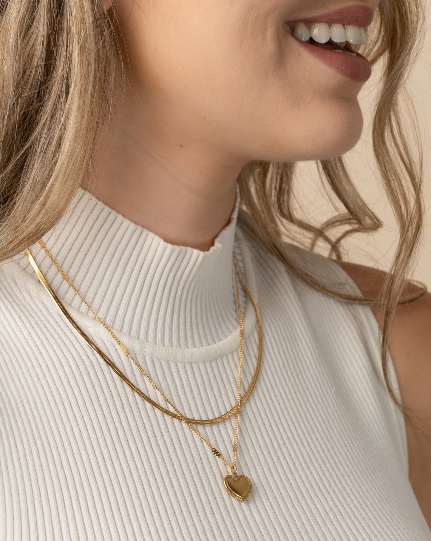 MOM HEART COLLAR