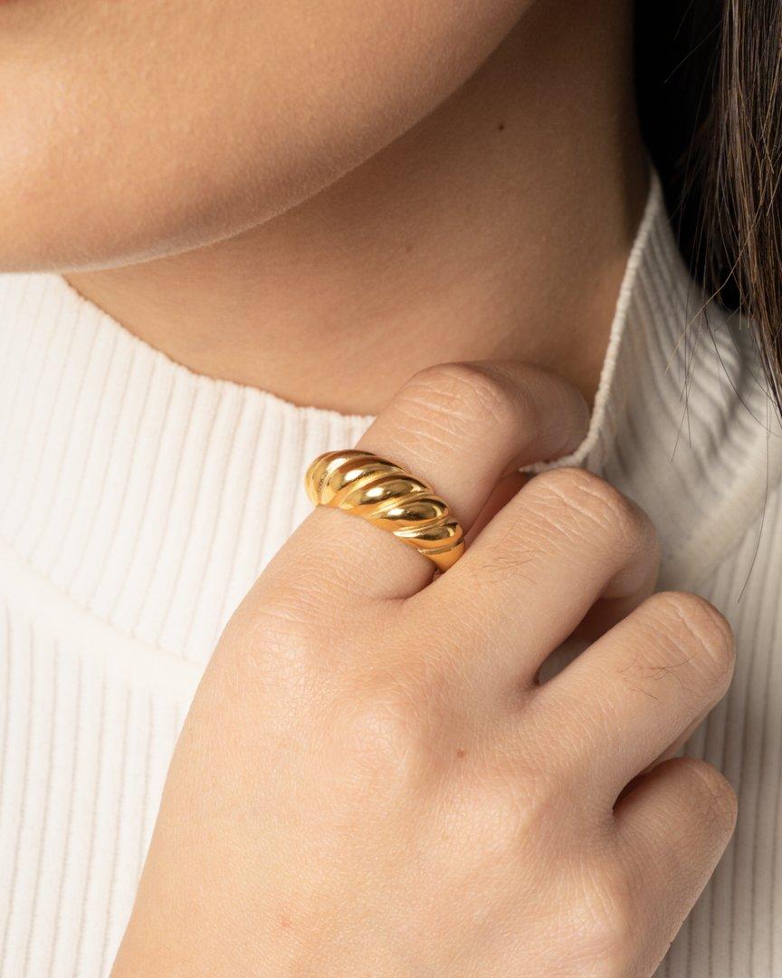 CROISSANT RING - CUORE