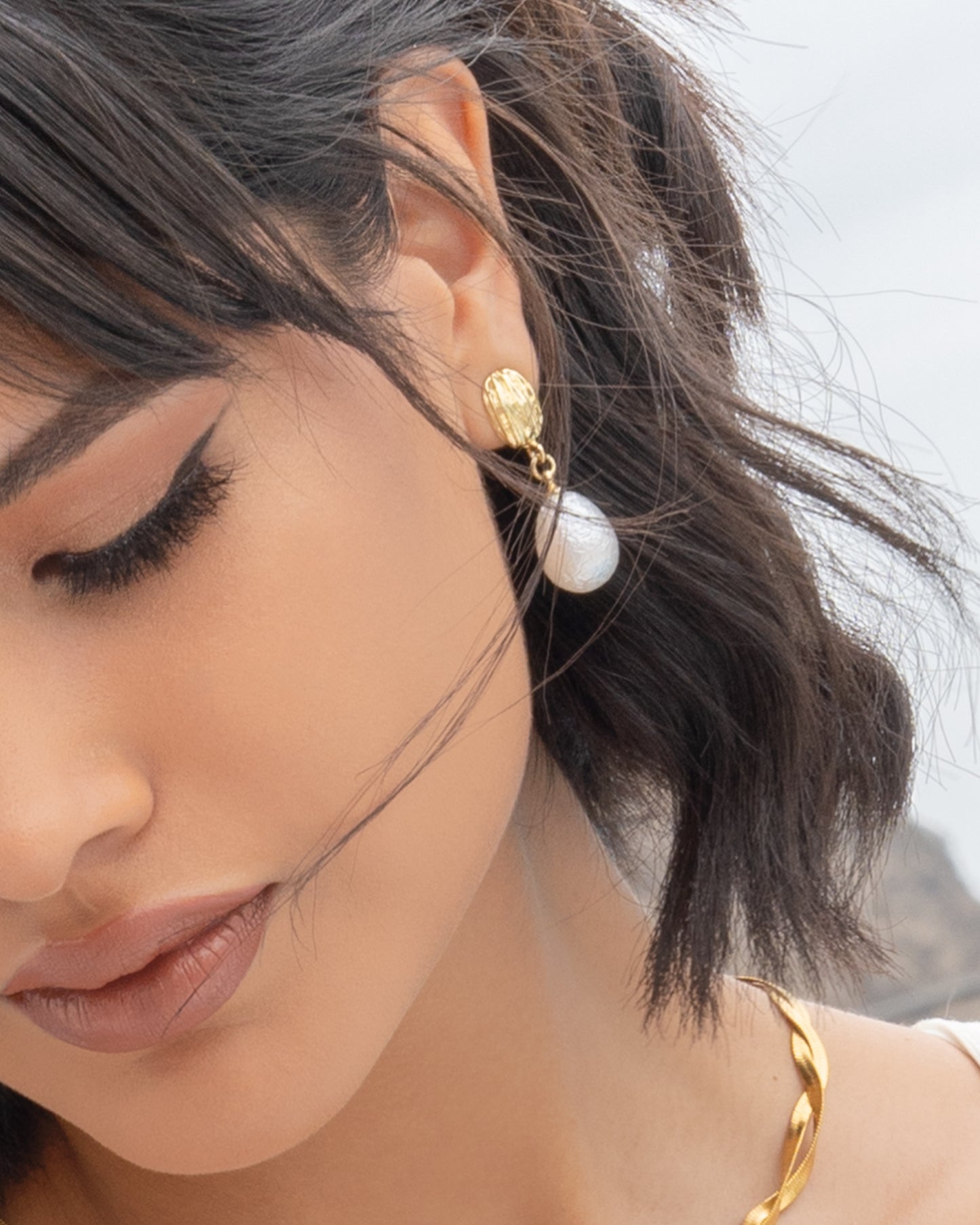DROP PEARL EARRINGS - CUORE