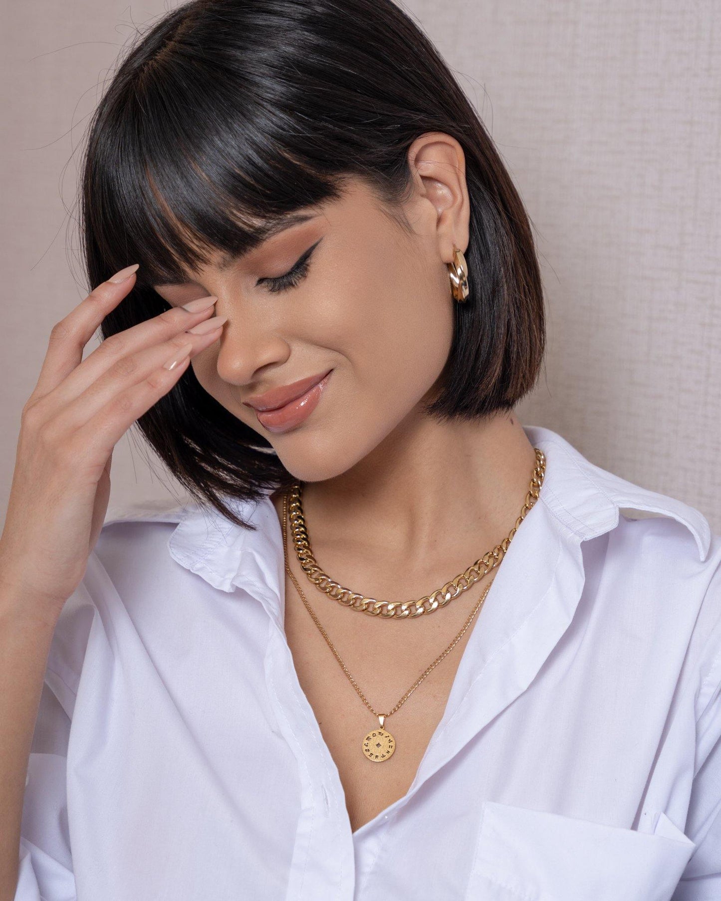FEMME GOLD HOOPS - CUORE