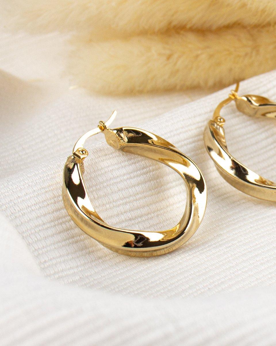 FEMME GOLD HOOPS - CUORE