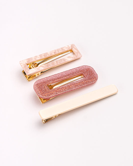 LIGHT ROSE CLIPS - CUORE
